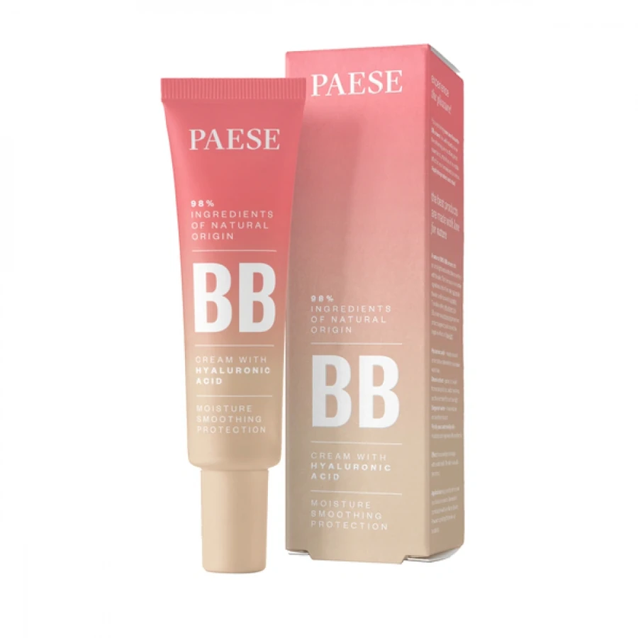 Тональний BB-крем з гіалуроновою кислотою Paese BB-cream with Hyaluronic Acid 02N Beige бежевий 30 мл