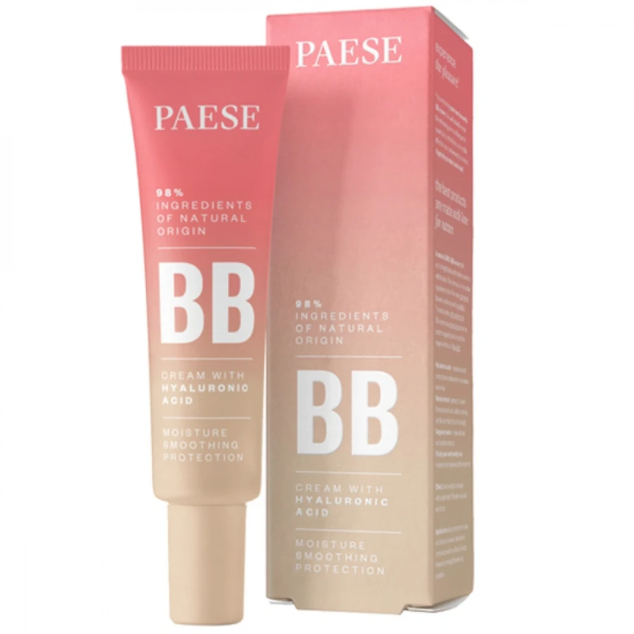 Тональний BB-крем з гіалуроновою кислотою Paese BB-cream with Hyaluronic Acid 03W Natural натуральний 30 мл