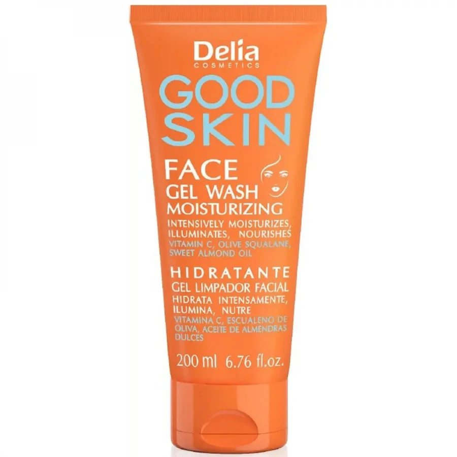 Гель для вмивання зволожуючий Delia Good Skin Face Gel Wash Moisturizing 200 мл