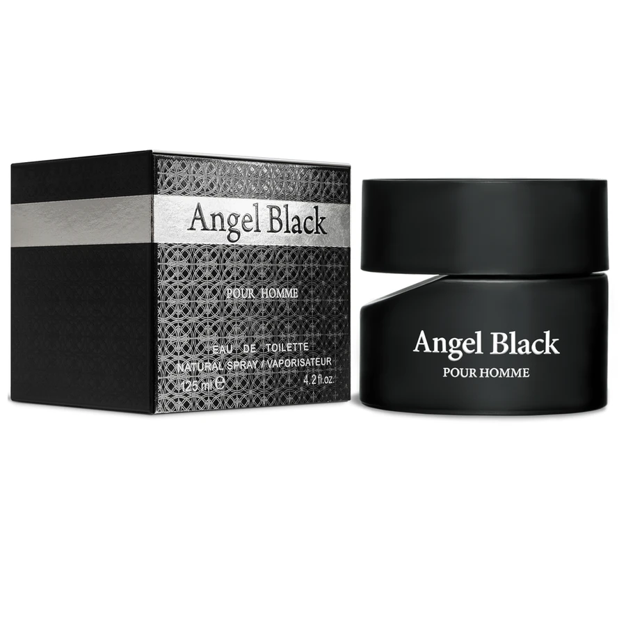 Туалетна вода чоловіча Aromat Eau de Toilette Angel Black аромат: дерев`яний, східний, мускусний 135 мл