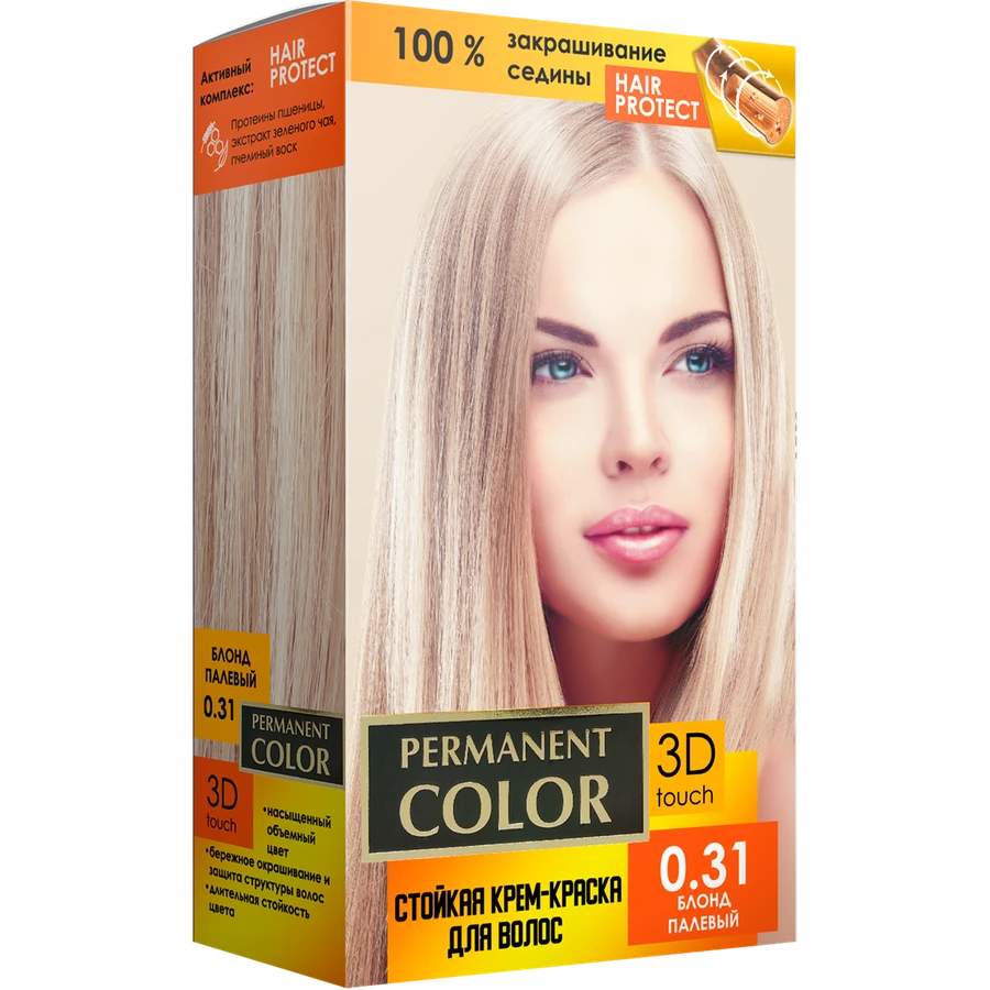 Крем-фарба для волосся Aromat Permanent Color №0.31 Blond Fawn блонд палевий