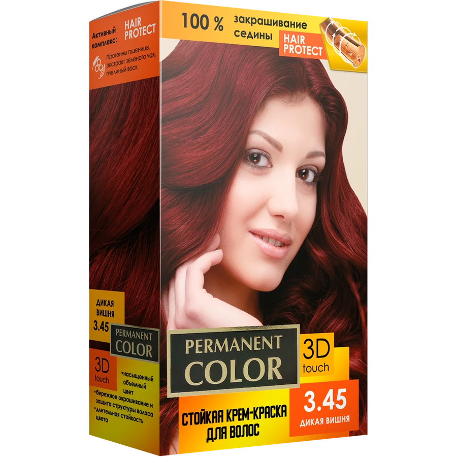 Крем-фарба для волосся Aromat Permanent Color №3.45 Wild Cherry дика вишня