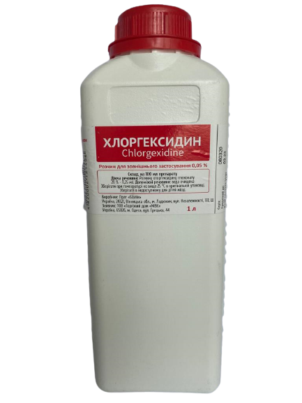 Антисептичний та дезінфікуючий засіб Біолік Chlorhexidine / Хлоргексідин 1 л