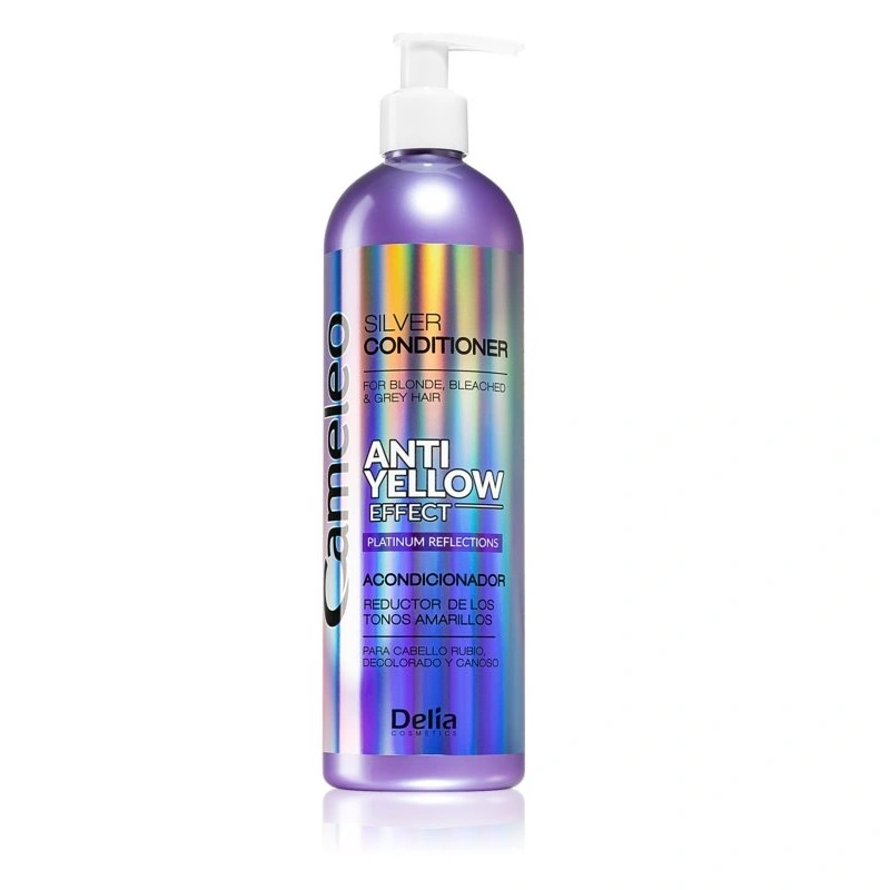 Кондиціонер для волосся з антижовтим ефектом Delia Cameleo Conditioner Anti-Yellow Effect Platinum Reflections 500 мл