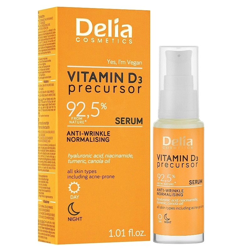 Сироватка проти зморшок "Нормалізуюча" Delia Vitamin D3 Precursor Serum 30 мл