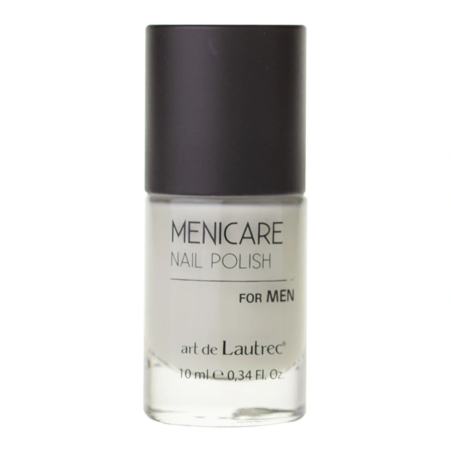 Чоловічий лак для нігтів з кондиціонером art de Lautrec Menicare Nail Polish for Men №01 світло-сірий 10 мл