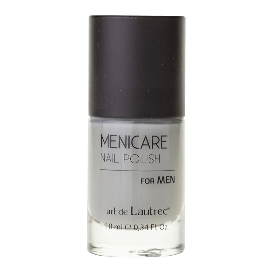 Чоловічий лак для нігтів з кондиціонером art de Lautrec Menicare Nail Polish for Men №02 сірий 10 мл