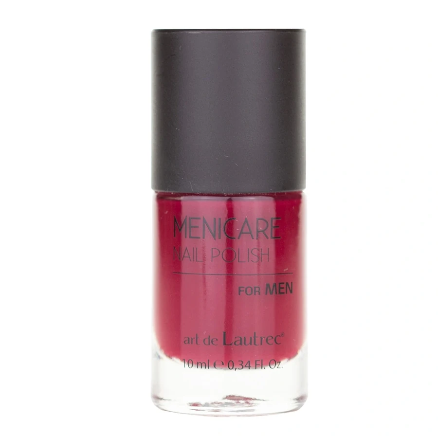 Чоловічий лак для нігтів з кондиціонером art de Lautrec Menicare Nail Polish for Men №04 червоний 10 мл