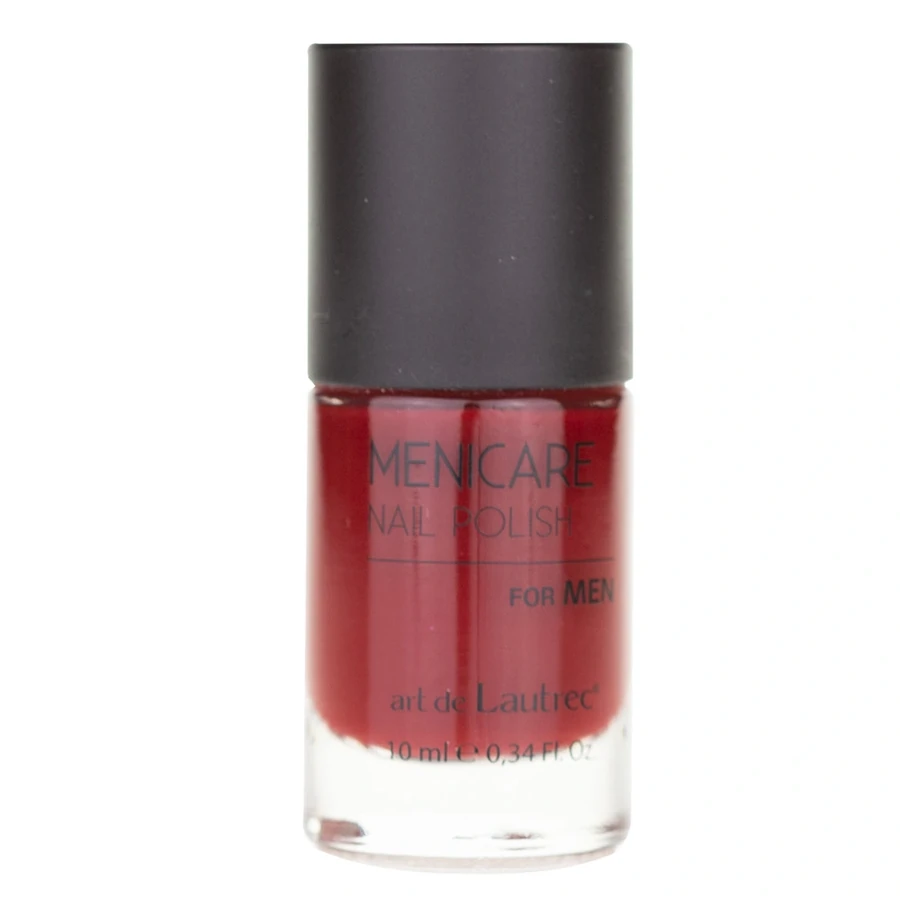 Чоловічий лак для нігтів з кондиціонером art de Lautrec Menicare Nail Polish for Men №05 бордовий 10 мл