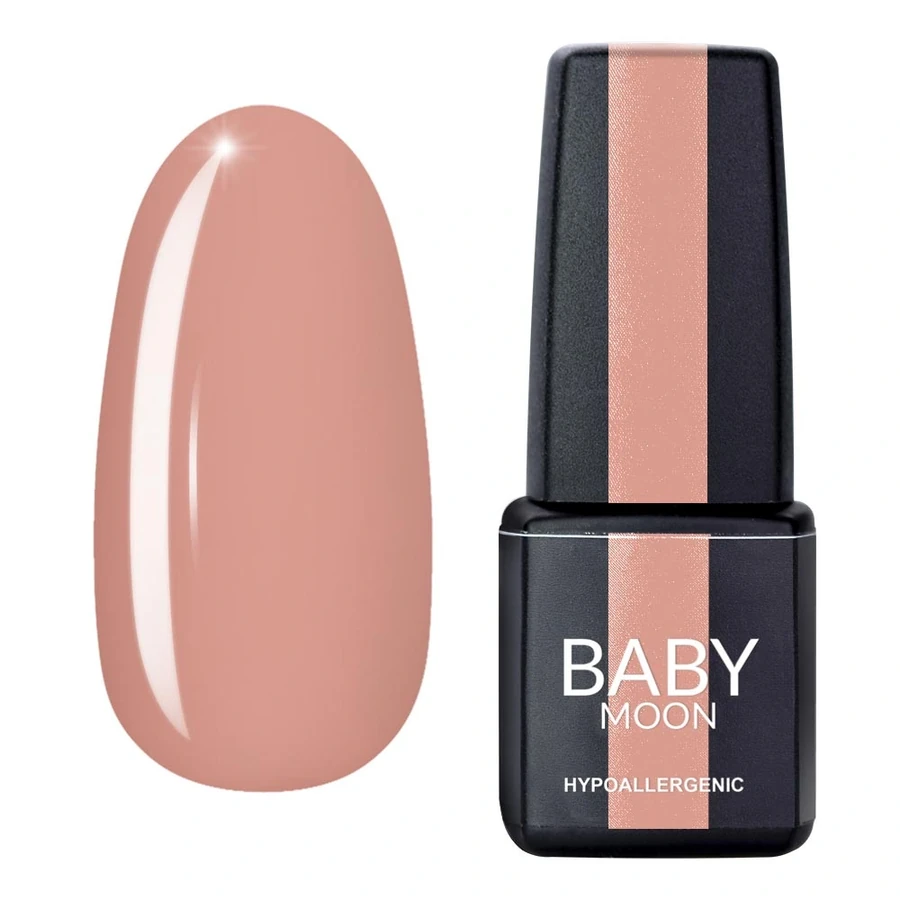 Гель-лак BABY MOON Pastel Gel Polish №003 персик з капучіно, емаль 6 мл