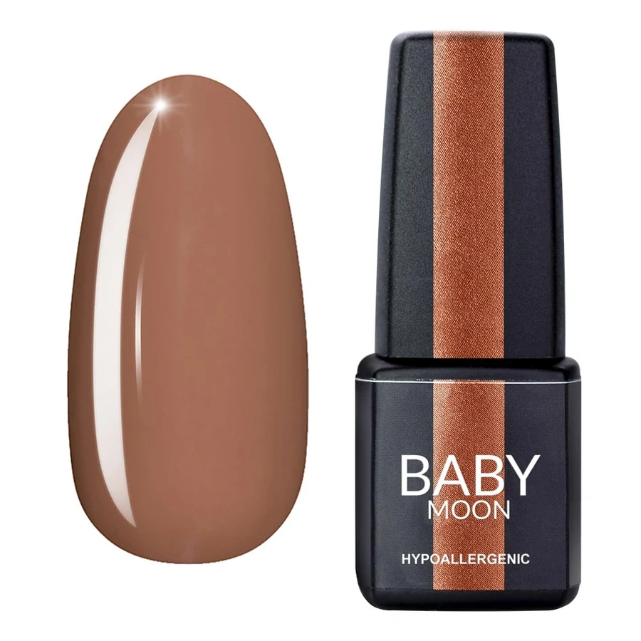 Гель-лак BABY MOON Pastel Gel Polish №007 кава з молоком, емаль 6 мл