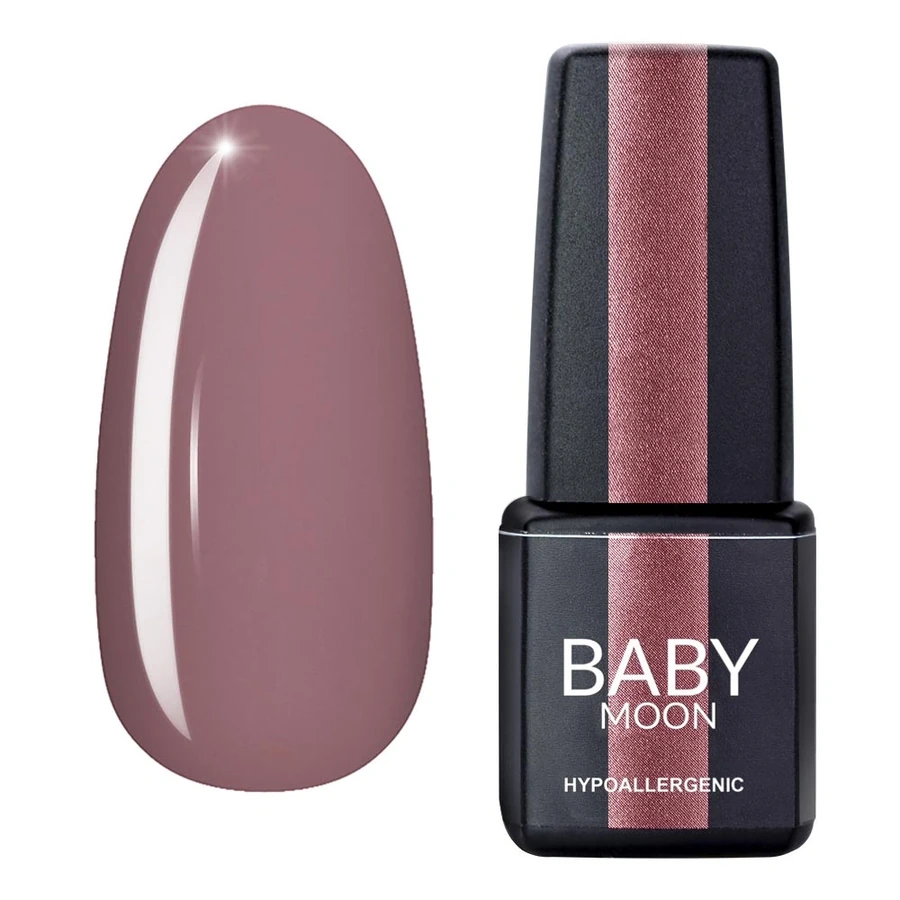 Гель-лак BABY MOON Pastel Gel Polish №010 бузковий вінтажний, емаль 6 мл