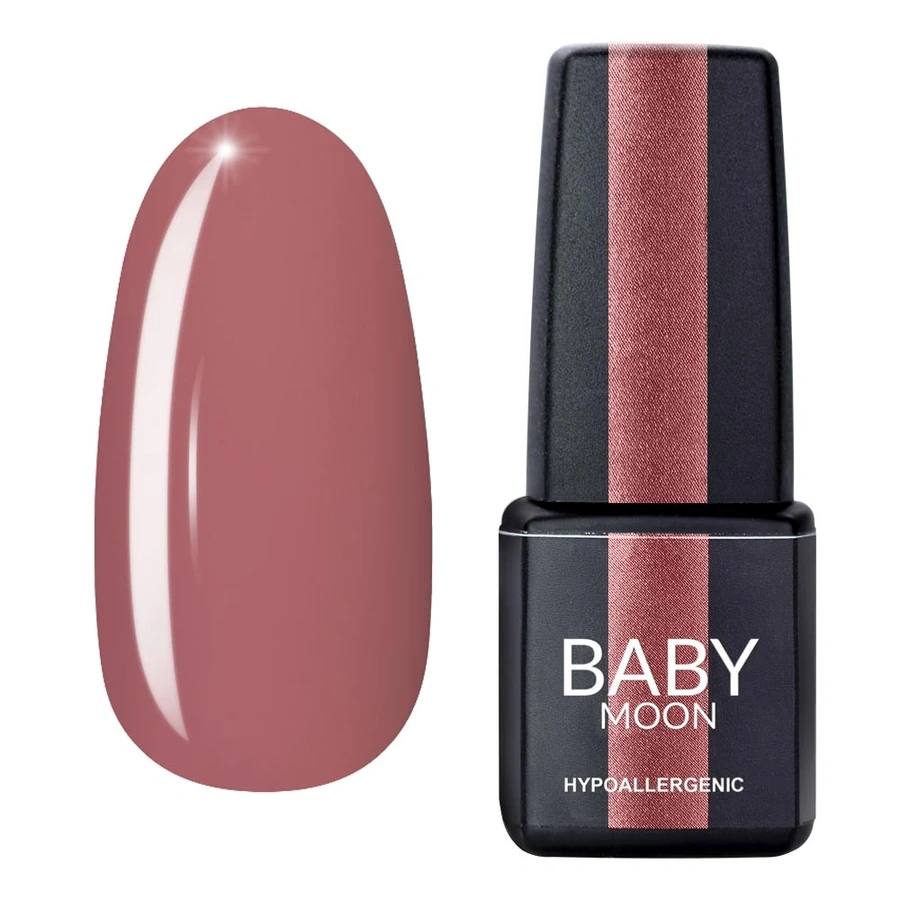 Гель-лак BABY MOON Pastel Gel Polish №012 пюсовий, емаль 6 мл
