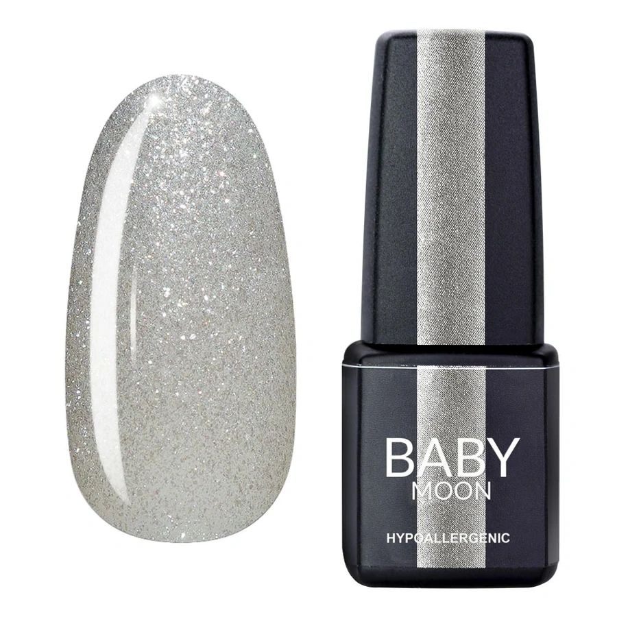 Гель-лак BABY MOON Dance Diamond Gel Polish №002 білі перли із шиммером 6 мл