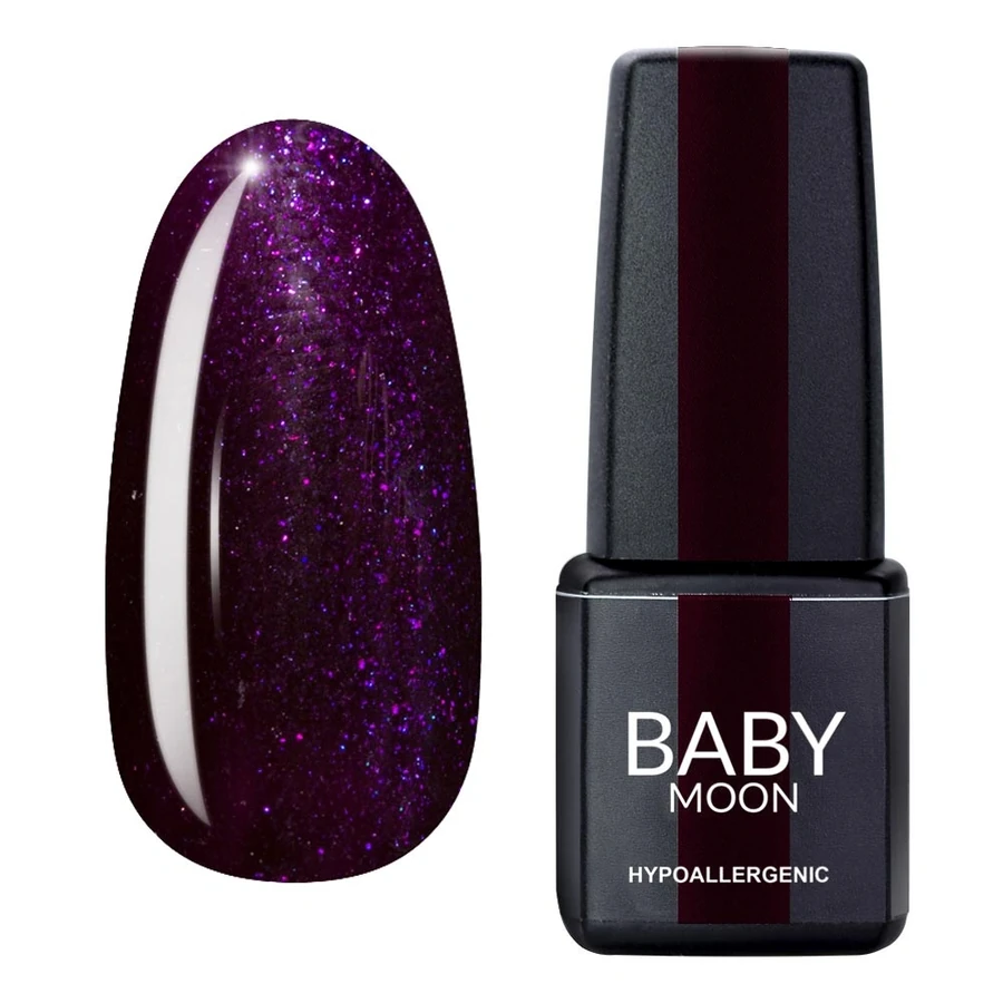 Гель-лак BABY MOON Dance Diamond Gel Polish №007 фіолетово-синій із шиммером 6 мл