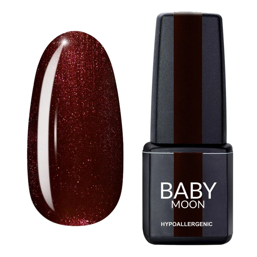 Гель-лак BABY MOON Dance Diamond Gel Polish №008 рожевий шоколад із шиммером 6 мл