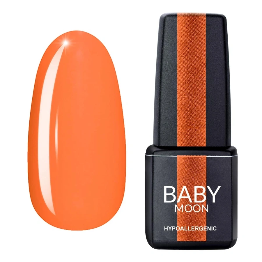 Гель-лак BABY MOON Perfect Neon Gel Polish №006 лососевий, неон 6 мл