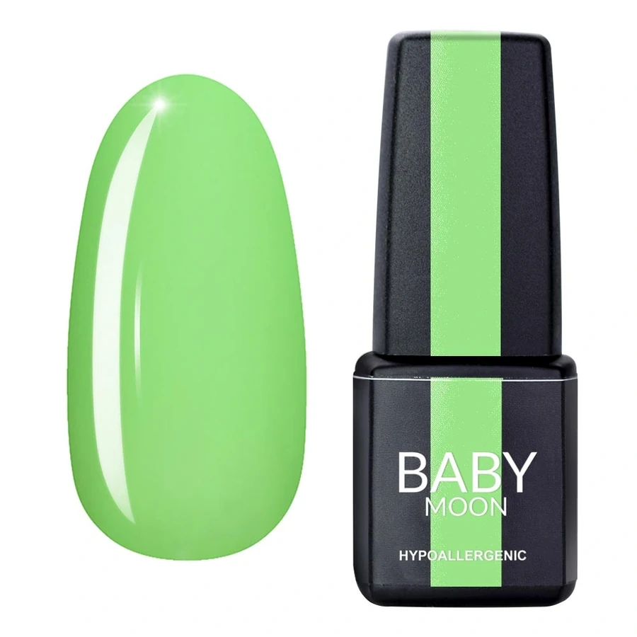 Гель-лак BABY MOON Perfect Neon Gel Polish №011 світло-салатовий, неон 6 мл