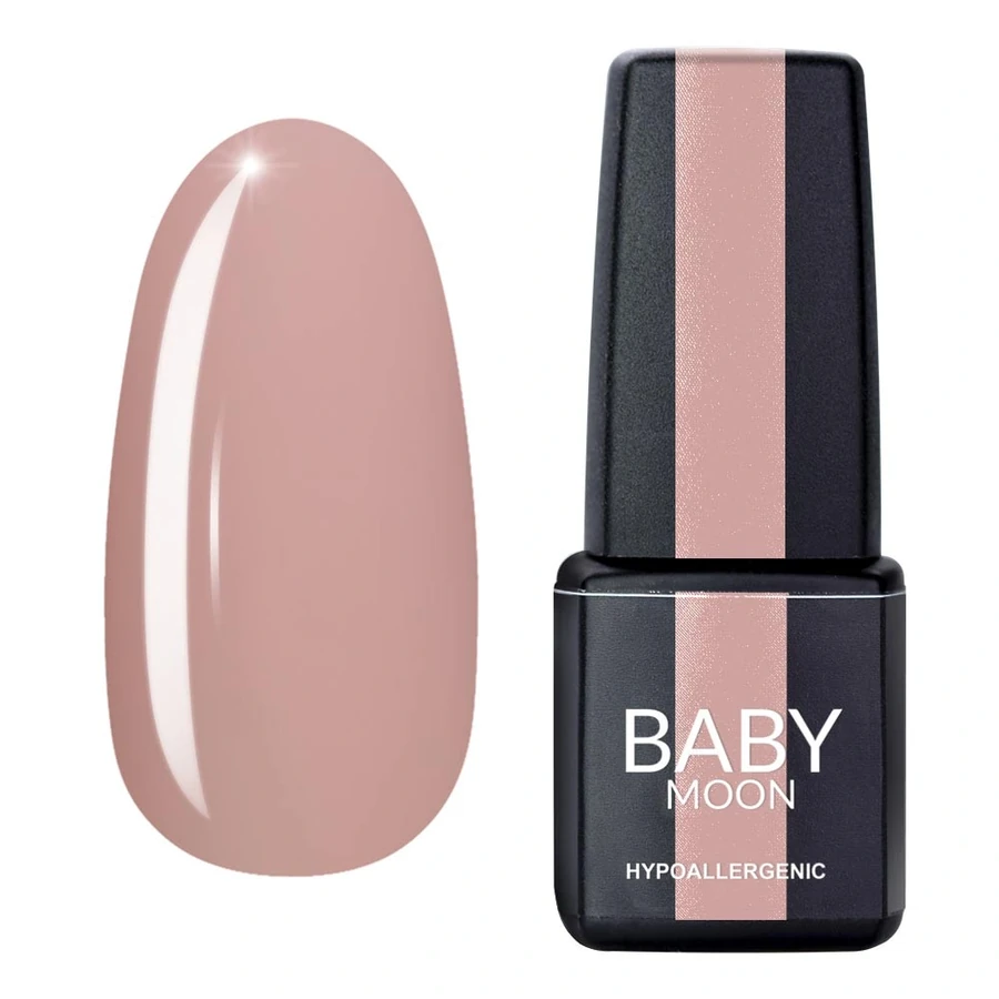 Гель-лак BABY MOON Sensual Nude Gel Polish №016 бежево-рожевий, емаль 6 мл
