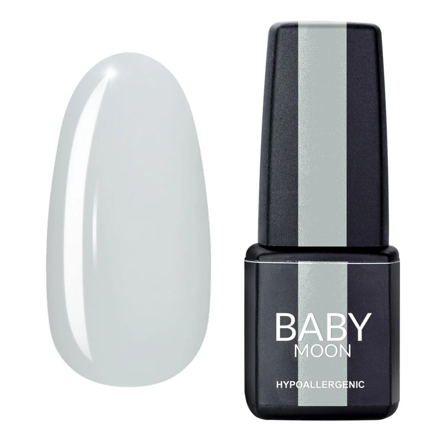 Гель-лак BABY MOON Sensual Nude Gel Polish №019 білий напівпрозорий, емаль 6 мл