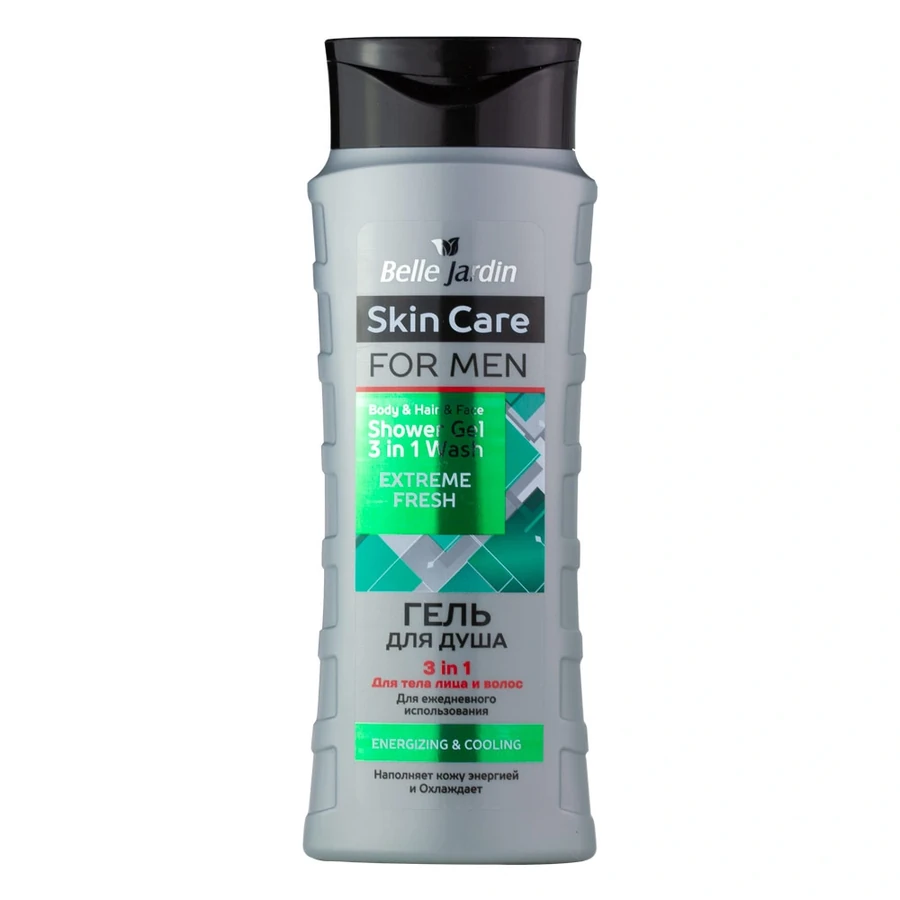 Гель для душу 3 в 1 Belle Jardin Skin Care for men Shower Gel Extreme Fresh 420 мл