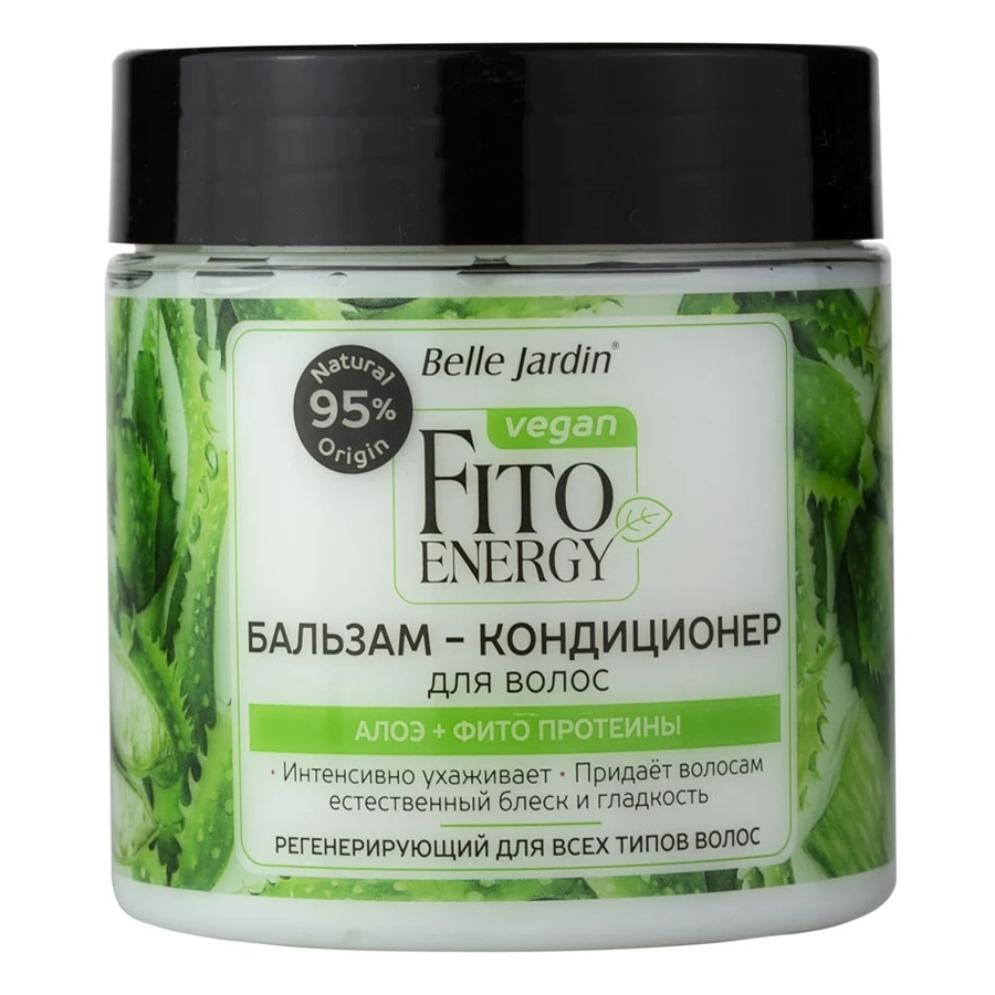 Belle Jardin Fito Energy Balm-Conditioner для Dry and Colored Hair Алое + фітопротеїни 450 мл