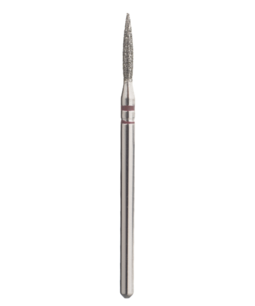 Фреза алмазна полум`я Kodi Diamond Nozzle Р862f018 червона, м`який абразив 1.8 мм