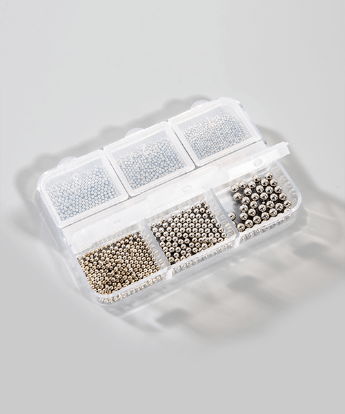 Бісер для дизайну нігтів Kodi Beads for Nail Design Light Gray світло-сірий