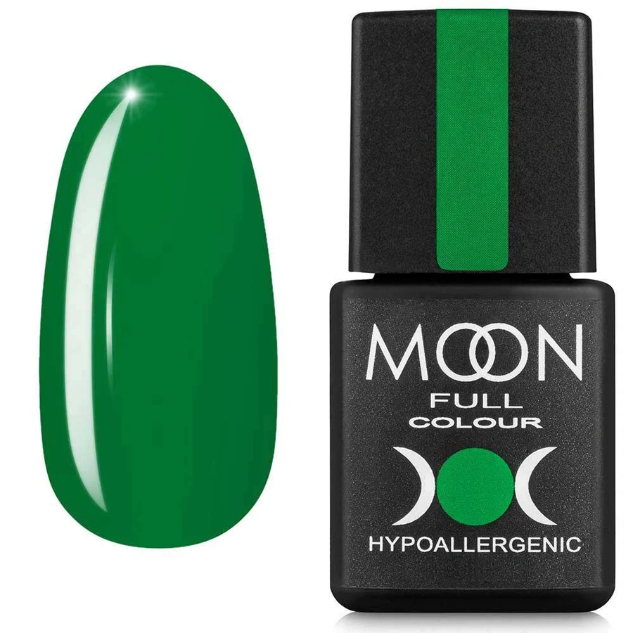Гель-лак MOON FULL Full Fashion Color Gel Polish №244 зелений, емаль 8 мл