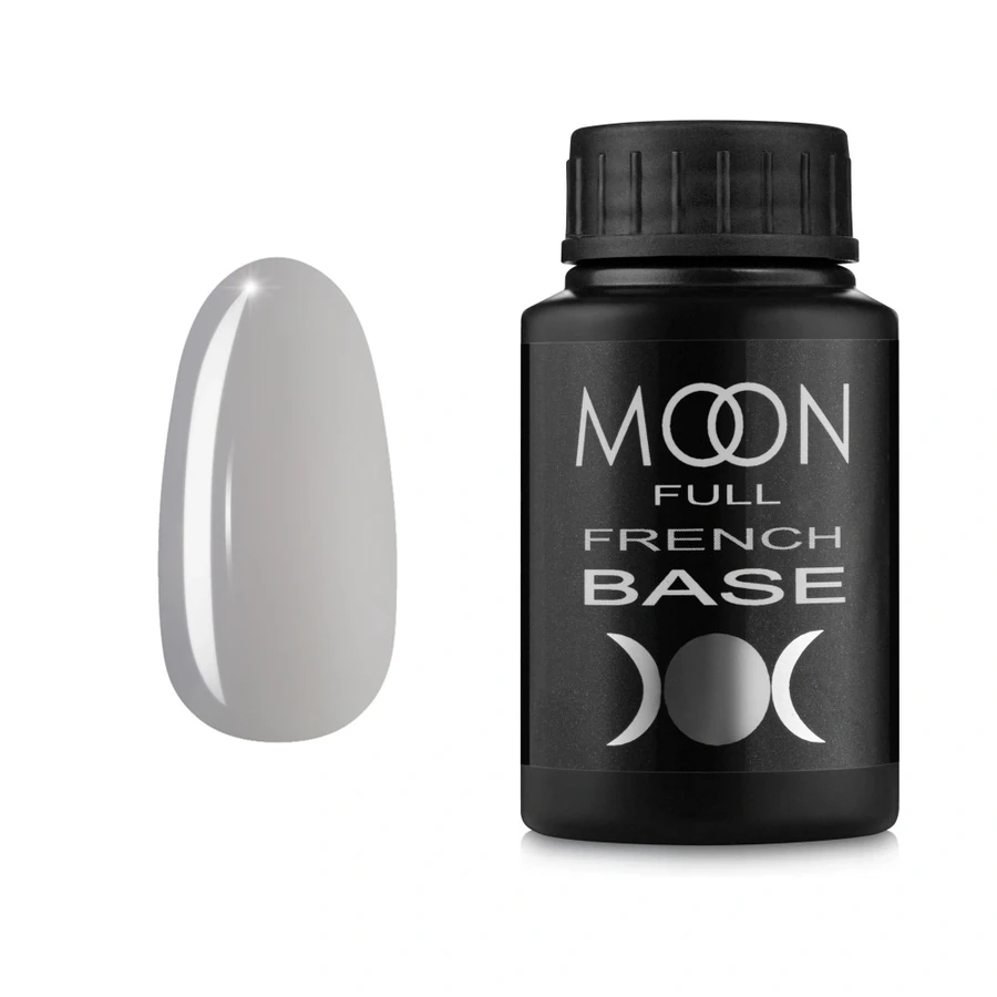 База для френча MOON FULL Full Baza French №11 сірий, емаль 30 мл