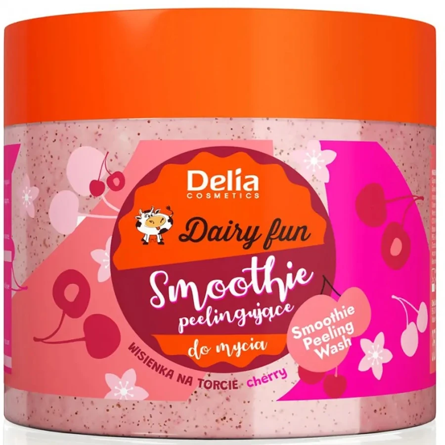 Пілінг-гель для душу Вишня Delia Dairy Fun Smoothie Peeling-Gel Cherry 350 мл