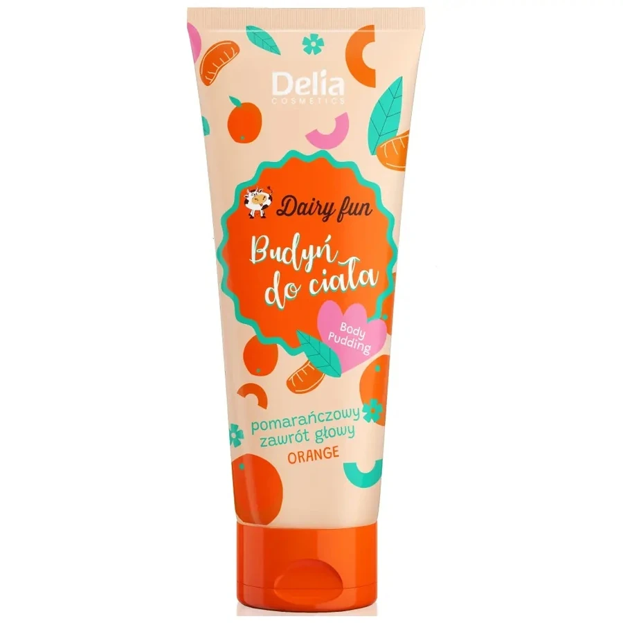 Пілінг-пудинг для душу Апельсин Delia Dairy Fun Body Pudding Orange 250 мл