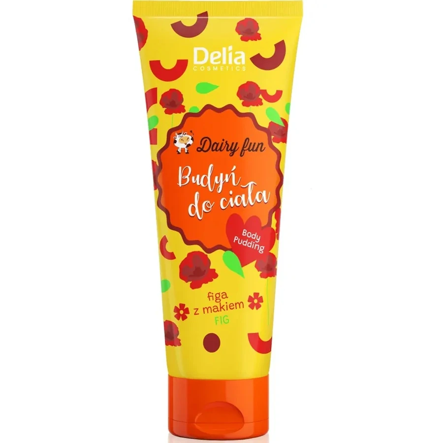 Пілінг-пудинг для душу Інжир та мак Delia Dairy Fun Body Pudding Fig and Poppy 250 мл