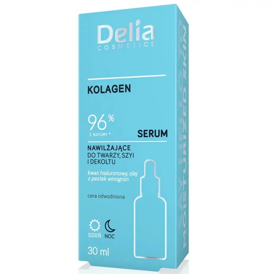 Зволожуюча з сироватка для обличчя з колагеном Delia Collagen Serum 30 мл