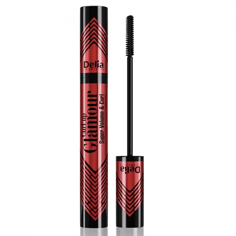 Туш для вій підкручування та об`єм Delia Glamour Volume & Length Mascara Curl-up 12 мл