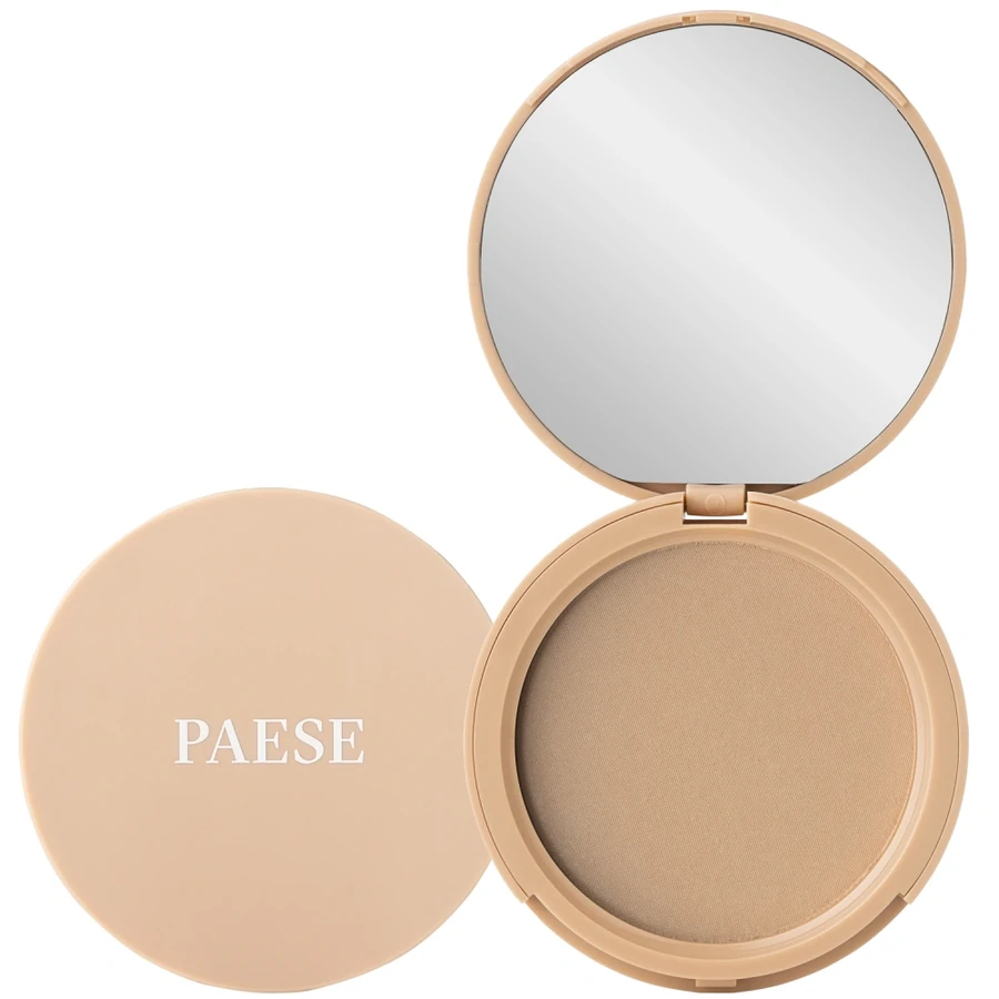 Пудра для обличчя зі світловідбиваючими частинками Paese Illuminating Covering Powder 1C Warm Beige теплий бежевий 9 г