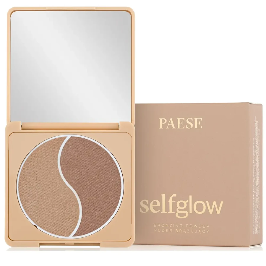 Бронзер-палетка 2 в 1 Paese Self Glow Bronzer Medium 6 г