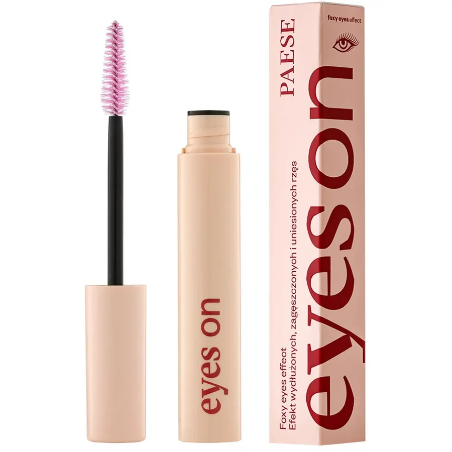 Туш для вій 3 в 1 лисі очі Paese Eyes Mascara On Foxy Effect Black чорна 8 мл