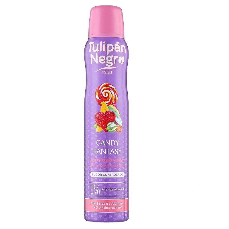 Дезодорант-спрей для жінок Tulipan Negro Candy Fantasy Deo Spray солодкі фантазії 200 мл
