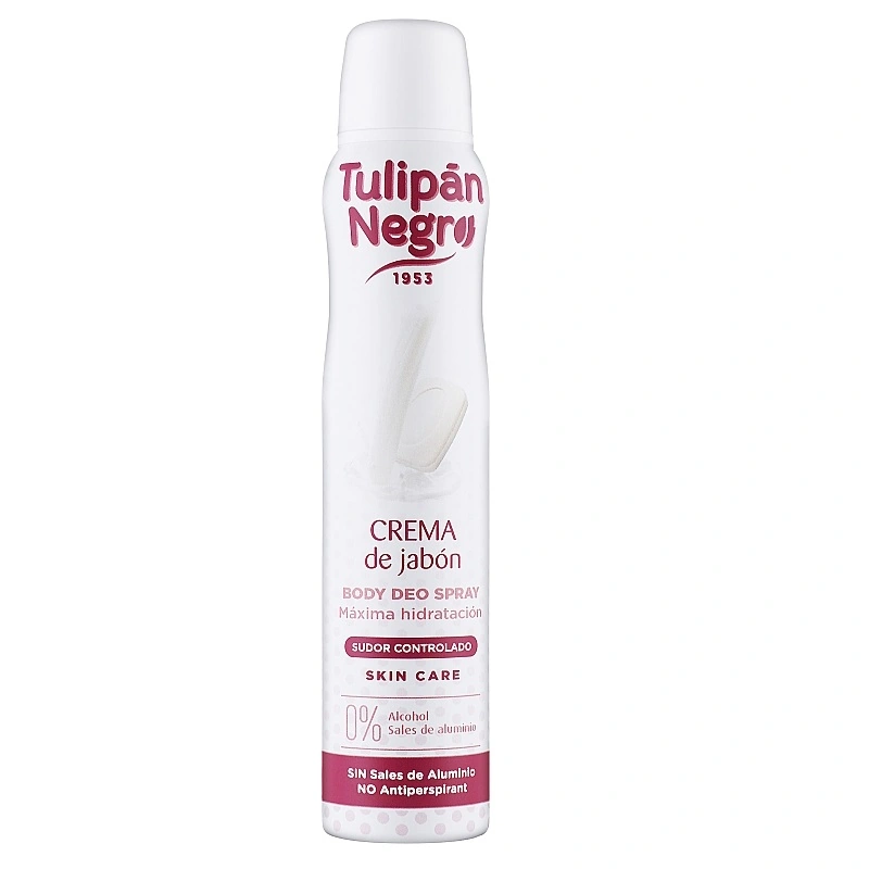 Дезодорант-спрей для жінок Tulipan Negro Cream Soap Deo Spray кремове мило 200 мл