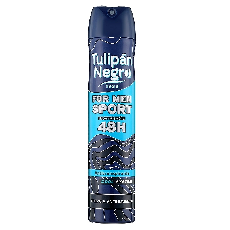 Дезодорант-антиперспірант для чоловіків Tulipan Negro For Men Sport 200 мл