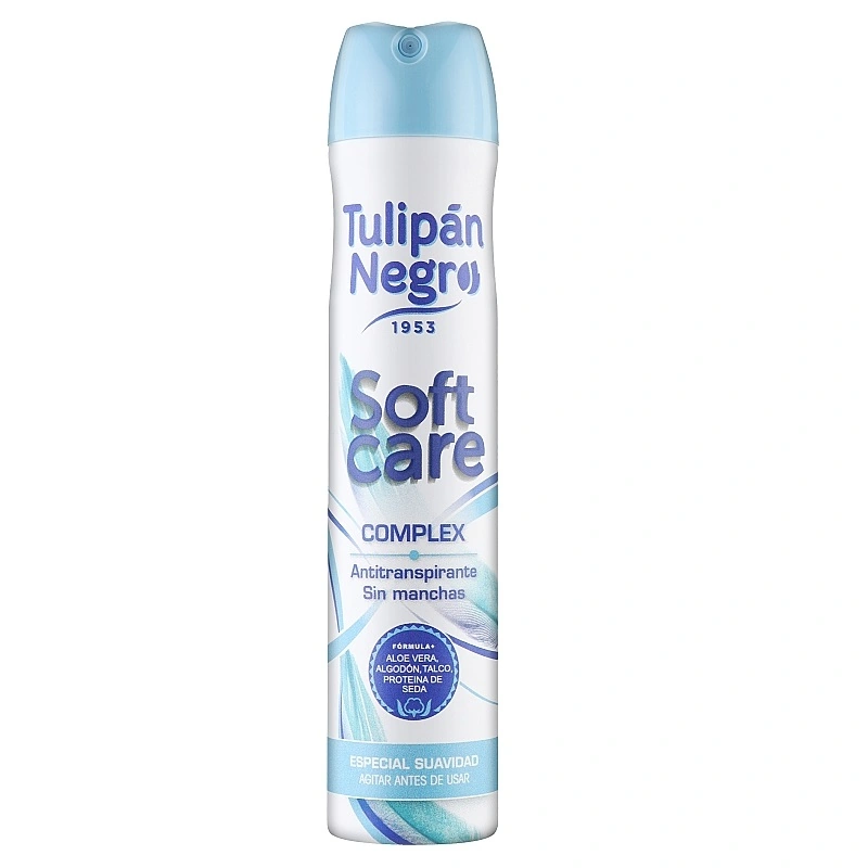 Дезодорант-антиперспірант для жінок ніжний догляд Tulipan Negro Soft Care Antiperspirant 200 мл