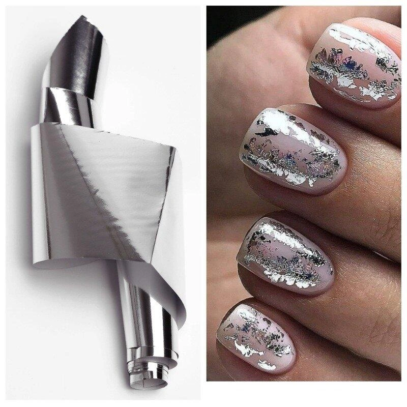 Фольга для дизайну Molekula Foil Silver срібло 100 см