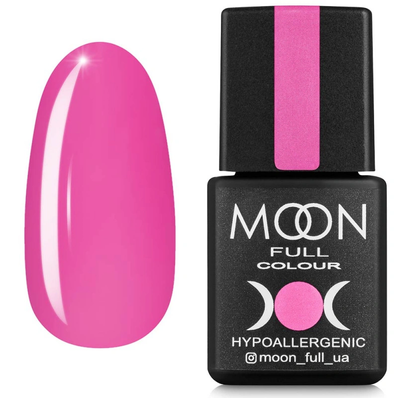 Гель-лак MOON FULL Full Breeze color №407 рожевий, емаль 8 мл