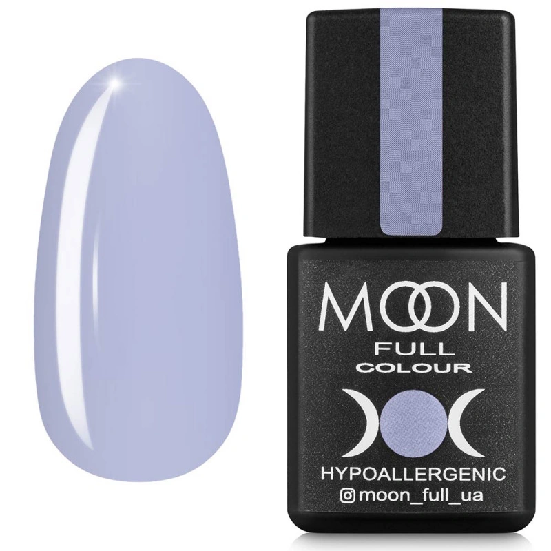 Гель-лак MOON FULL Full Breeze color №412 лавандовий світлий, емаль 8 мл