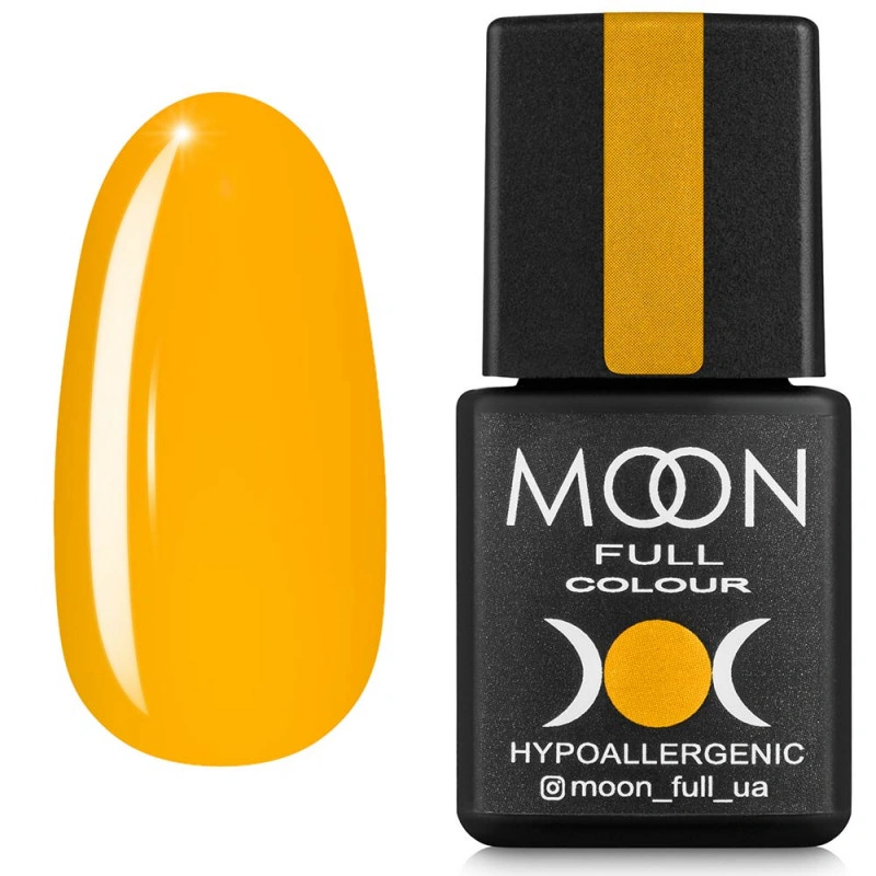 Гель-лак MOON FULL Full Breeze color №441 жовто-гарячий, емаль 8 мл