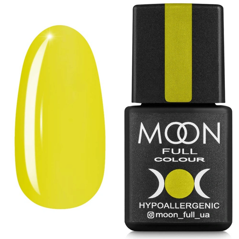 Гель-лак MOON FULL Full Breeze color №445 лимонний, емаль 8 мл