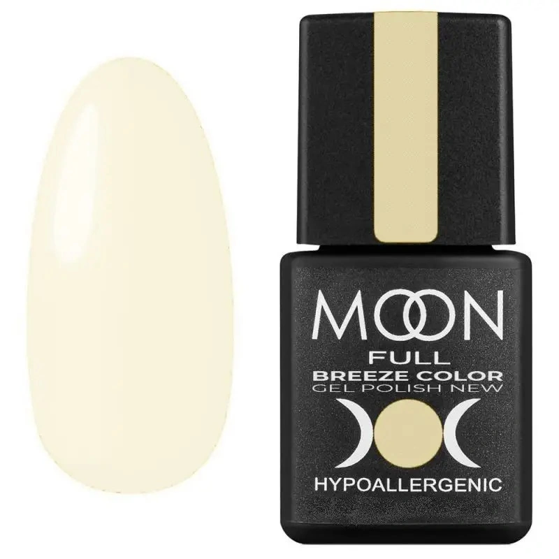 Гель-лак MOON FULL Full Breeze color №448 ванільно-бежевий, емаль 8 мл