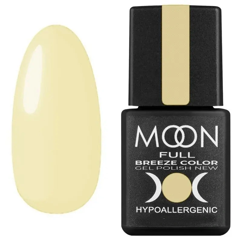 Гель-лак MOON FULL Full Breeze color №449 жовто-бежевий, емаль 8 мл