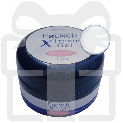 Конструюючий гель IBD ПОДАРУНОК! French X-treme Builder Gel White яскраво-білий 14 г